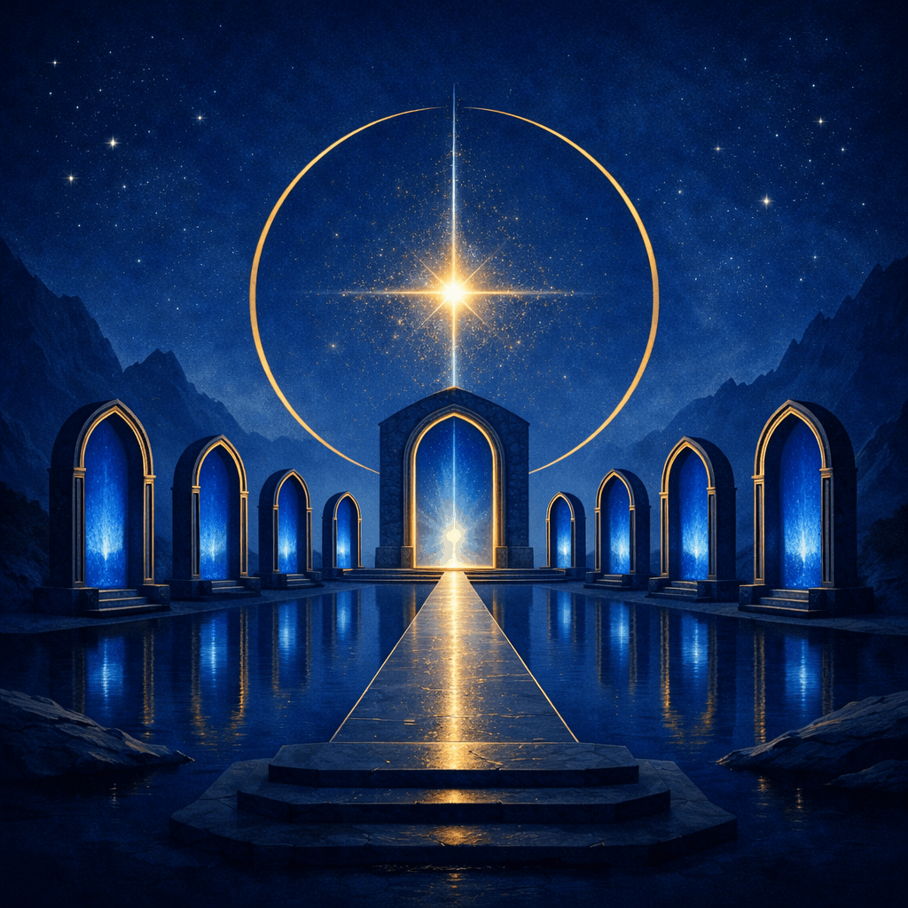 les portes lumineuses vers la lumière divine